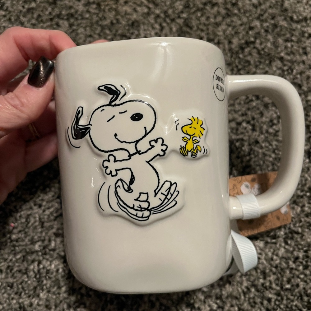 Rae Dunn Peanuts Best Friends mug